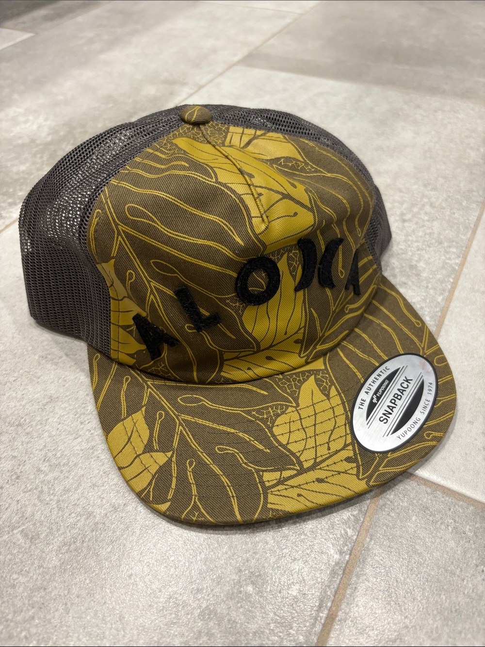 Hurley Ulu Print Sig Zane Collab Snapback Hat
